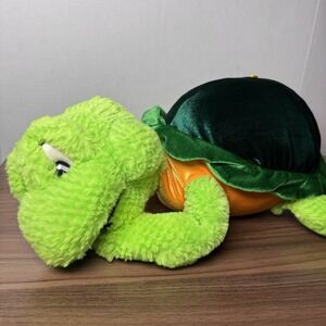 Classic Toy Co‎ Plush Turtle Green Stuffed 22" Long Animal Toy Hang Loop 2007